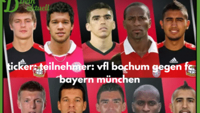 ticker: teilnehmer: vfl bochum gegen fc bayern münchen